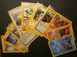Pokemon WOTC 1999–2000 Team Rocket Lot 10 Cards Squirtle Charmander All NM+ - Image 1