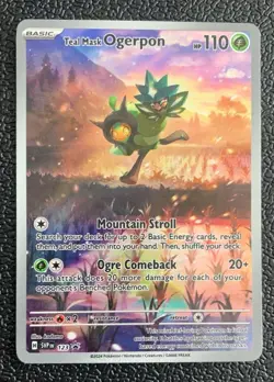 Pokemon TCG: Teal Mask Ogerpon 123 | Twilight Masquerade | Promo Card Holo - Image 1