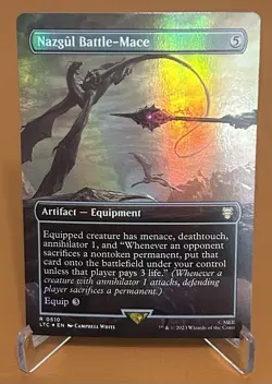 Nazgul Battle-Mace (Borderless) Commander: LOTR: Tales of Middle-Earth Foil - Image 1