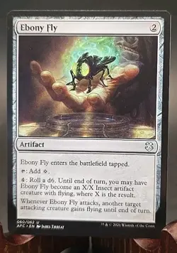 Ebony Fly Adventures in the Forgotten Realms MTG Regular Near Mint - Image 1