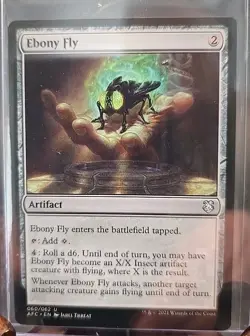 Ebony Fly Adventures in the Forgotten Realms MTG Regular Near Mint - Image 3
