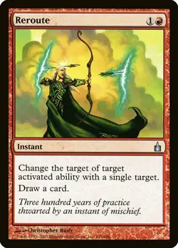 1x Reroute - NM English MTG - Ravnica - Image 1