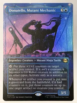Donatello, Mutant Mechanic - Foil - Borderless Teenage Mutant Ninja Turtles MTG - Image 1