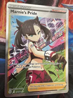 Pokemon TCG Marnie's Pride Full Art Holo Ultra Rare Brilliant Stars 171/172 - Image 2