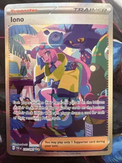 Pokemon TCG Iono S&V: Paldean Fates 237/091 Holo Special Illustration Rare NM/M - Image 1