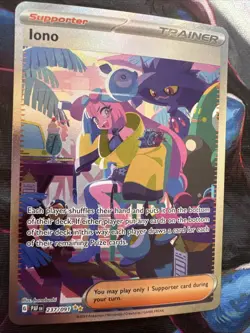 Pokemon TCG Iono S&V: Paldean Fates 237/091 Holo Special Illustration Rare NM/M - Image 2