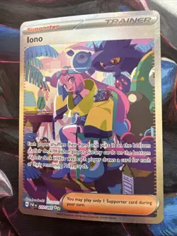 Pokemon TCG Iono S&V: Paldean Fates 237/091 Holo Special Illustration Rare NM/M - Image 3