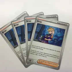 4 X BRIAR 100/131 - Play Set - UNCOMMON TCG Pokemon Prismatic Evolutions- NM - Image 1