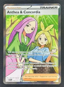 Anthea and Concordia 254/217 Ascended Heroes Pokemon TCG Full Art Trainer - Image 1
