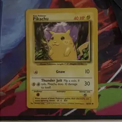 Pikachu Yellow Cheeks “NORMAL” 58/102 Base Set Pokemon TCG - Image 1