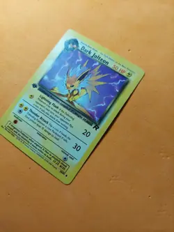 Dark Jolteon 38/82 Team Rocket Regular Heavily Played Damaged Pokemon TCG - Image 5