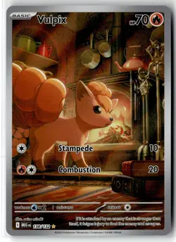 Vulpix ⭐ 138/132 Holo Illustration Rare Mega Evolution 2025 Pokemon NM - Image 1