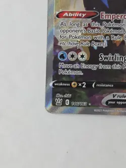 2021 Pokemon Battle Styles Empoleon V 146/163 Alternate Art, Full Art - Image 4
