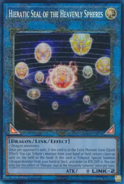 Hieratic Seal of the Heavenly Spheres - RA02-EN039 - Collector's Rare - Yugioh - Image 1
