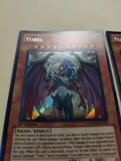 2x Yubel LCGX-EN197 Secret Rare 1st Edition LP - Image 2