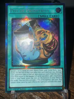 Yugioh 25th Ann. Rarity Coll. RA01-EN066 Pot of Prosperity Collectors Rare - NM - Image 1