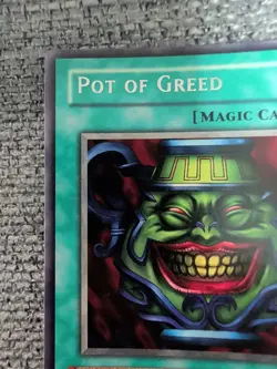 Yu-Gi-Oh! TCG Pot of Greed Legend of Blue Eyes White Dragon LOB-119 Unlimited - Image 2