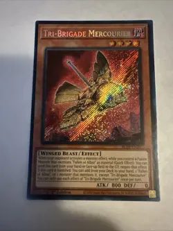 Yugioh Tri-Brigade Mercourier Secret Rare BLTR - Image 1