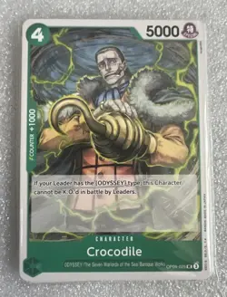 Crocodile OP09-025 Emperors in the New World ONE PIECE Card Game English(A1) - Image 1