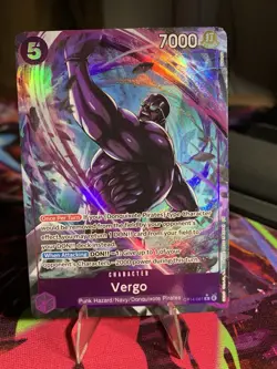 Vergo Foil The Azure Sea's Seven Alternate Art Rare OP14-061 One Piece CCG - Image 1