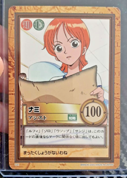 BANDAI One Piece Hyper Battle NAMI SCARCE C41 EARLY CARD VINTAGE LUFFY CREW - Image 1