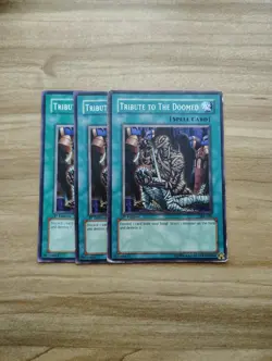 Yu-Gi-Oh! - Tribute To The Doomed - 3X - Full Playset Of Common Cards - Image 1