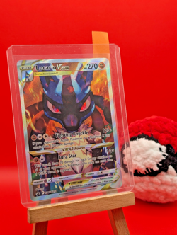 Lucario VSTAR SWSH291 Crown Zenith Black Star Promo Card Near Mint Condition - Image 1