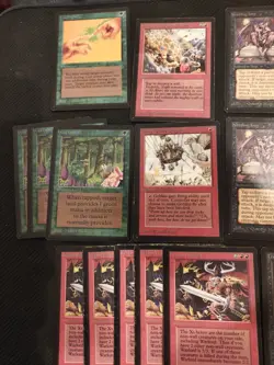 Magic the Gathering Beta Lot 45 cards Wild Growth + Spell Blast + Counterspell - Image 2