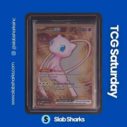 2023 POKEMON SV MEW 151 UPC PROMOS #205/165 MEW EX METAL CARD - Image 1
