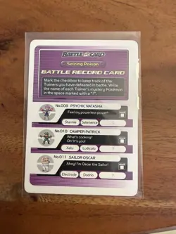 Nintendo Game Boy Advance Pokemon Lot 8 Cards Battle Record Card & Battle Ecards - Image 4