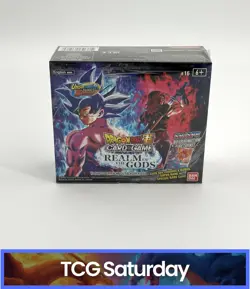 DRAGON BALL SUPER CARD GAME REALM OF THE GODS SEALED BOOSTER BOX - Image 1