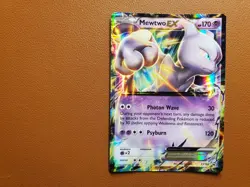 Mewtwo EX XY183 Black Star Promo Holo NM Pokemon Card English - Image 1