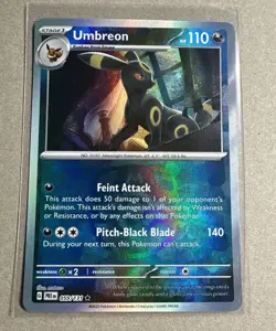 Umbreon (Master Ball Pattern) 059/131 SV: Prismatic Evolutions Pokemon Card - Image 1