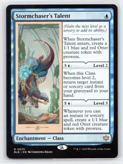 MTG Stormchaser's Talent R Bloomburrow 75 NM - Image 1
