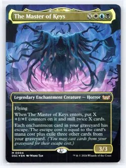 MTG The Master of Keys (Borderless) M Commander: Duskmourn: House of Horror 4 NM - Image 1