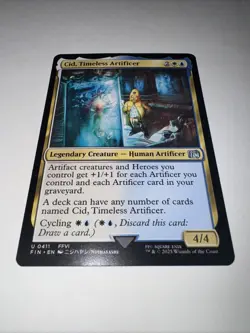 Cid Timeless Artificer (0410) (0411) Final Fantasy Regular Lot of 3 - Image 5