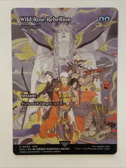 Wild Rose Rebellion - Counterspell (Showcase) Final Fantasy #4 NM 0004 FFII - Image 1
