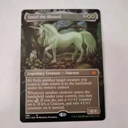 Emiel the Blessed (Borderless) #338 Double Masters 2022 Foil NM/M PACK FRESH - Image 1