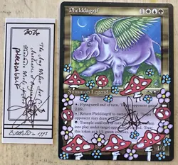 MTG Phelddagrif Alter Altered Sketch Art Amy WEBER Magic - Image 1