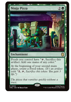 Ninja Pizza Teenage Mutant Ninja Turtles MTG - Image 1
