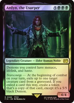 Ardyn the Usurper - 2025 Magic Final Fantasy foil RARE MTG #0089 - Image 1