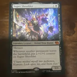 Wizards of the Coast Magic: The Gathering Super Shredder Creature Black 1B 83 1… - Image 1