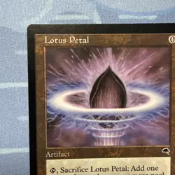 Lotus Petal - Tempest - Magic The Gathering - Vintage 1997 - Image 2
