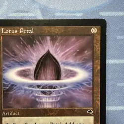 Lotus Petal - Tempest - Magic The Gathering - Vintage 1997 - Image 3