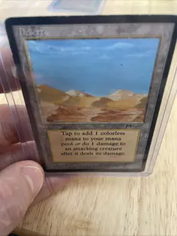 Magic the Gathering ~ MTG ~ 1x Desert ~ MP ~ Arabian Nights - Image 3