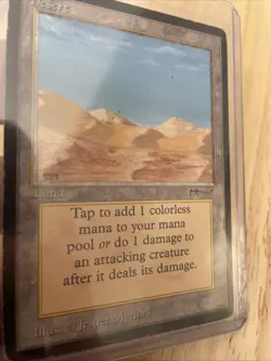 Magic the Gathering ~ MTG ~ 1x Desert ~ MP ~ Arabian Nights - Image 4
