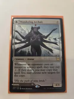 Wandering Archaic Strixhaven Regular Rare #6 NM MTG - Image 1