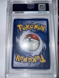 Pokemon Team Rockets Meowth #18 Black Star Promo Psa 8 - Image 2