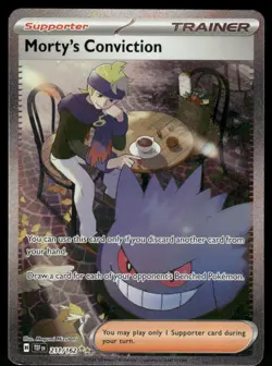Pokemon Cards Morty's Conviction 211/162 Temporal Forces NM - Image 1