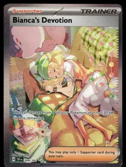 Pokemon Cards Bianca's Devotion 209/162 Temporal Forces LP - Image 1